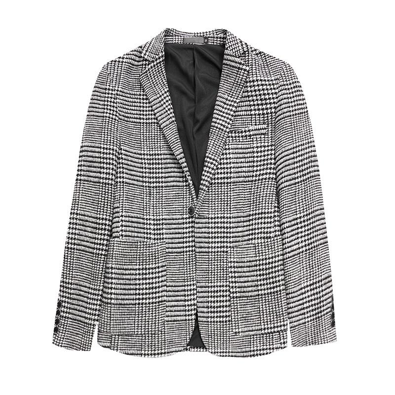 Blazer oversize à imprimé pied-de-poule | Costumes et Tenues Formelles Homme Costumes et Tenues Formelles Costumes et Tenues Formelles