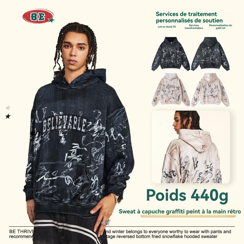 Sweat à capuche oversize à imprimé Worldwide | Sweats et Sweats à Capuches Homme Vêtements Homme