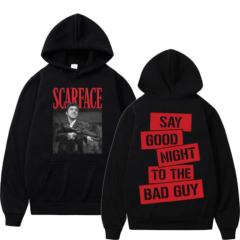 Sweat à capuche oversize officiel Scarface | Sweats et Sweats à Capuches Homme Sweats et Sweats à Capuches Homme